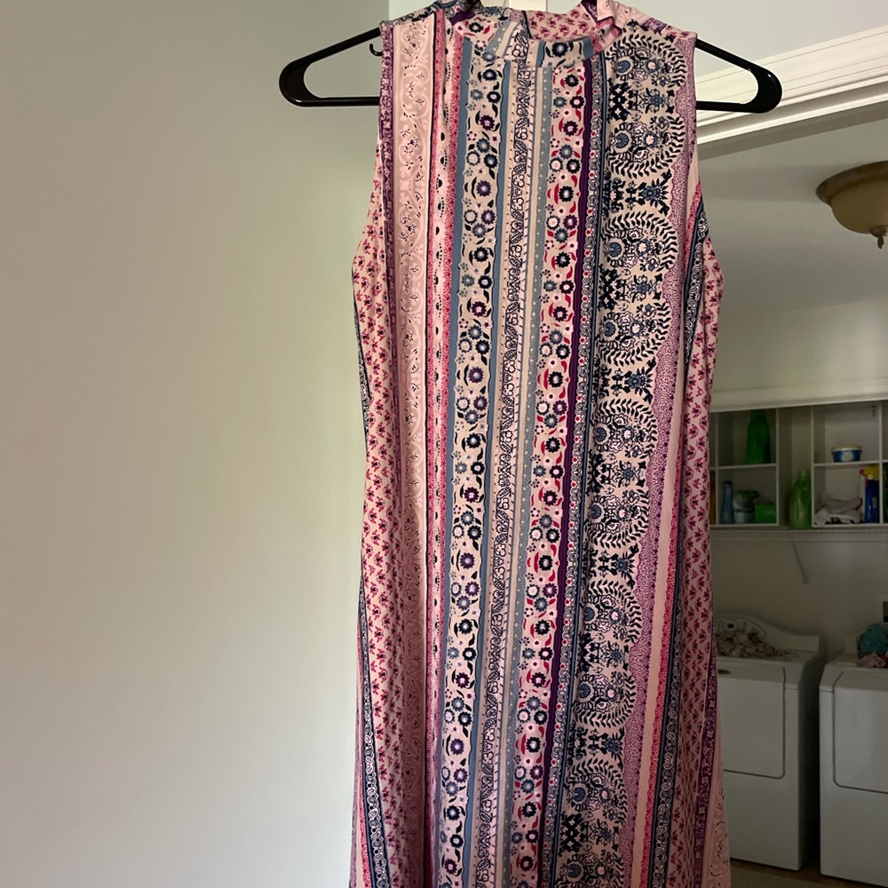 Multicolored dress worn once for baby shower